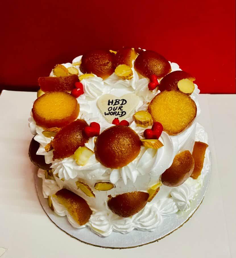 Gulab Jamun Cake